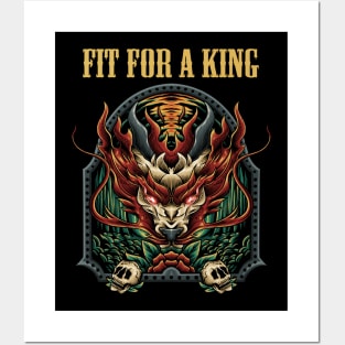 FIT FOR A KING BAND Posters and Art